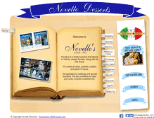 Tablet Screenshot of novellodesserts.ca